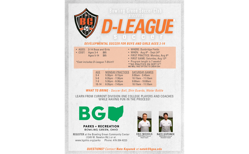 Fall 2022 D-League Registration Available!